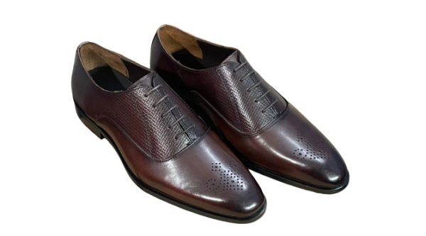 Leather  Dress Oxford Shoes_Black