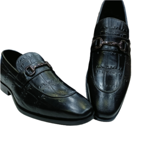 Men Black Formal Moccasin